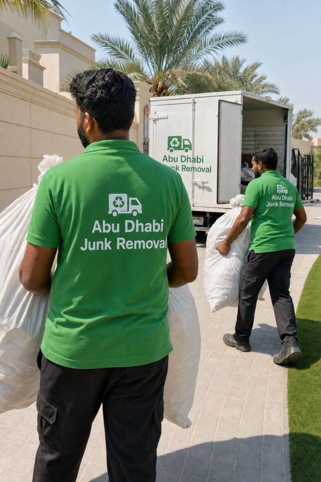 Abu Dhabi Junk Removal team at work 2