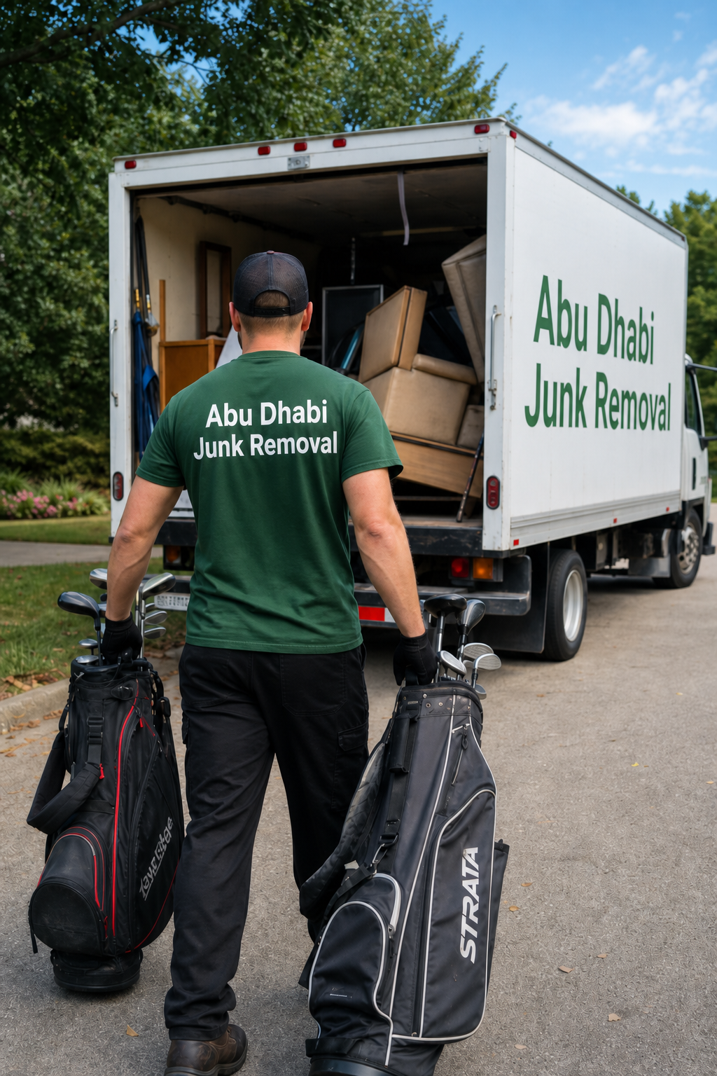 Abu Dhabi Junk Removal team at work 3